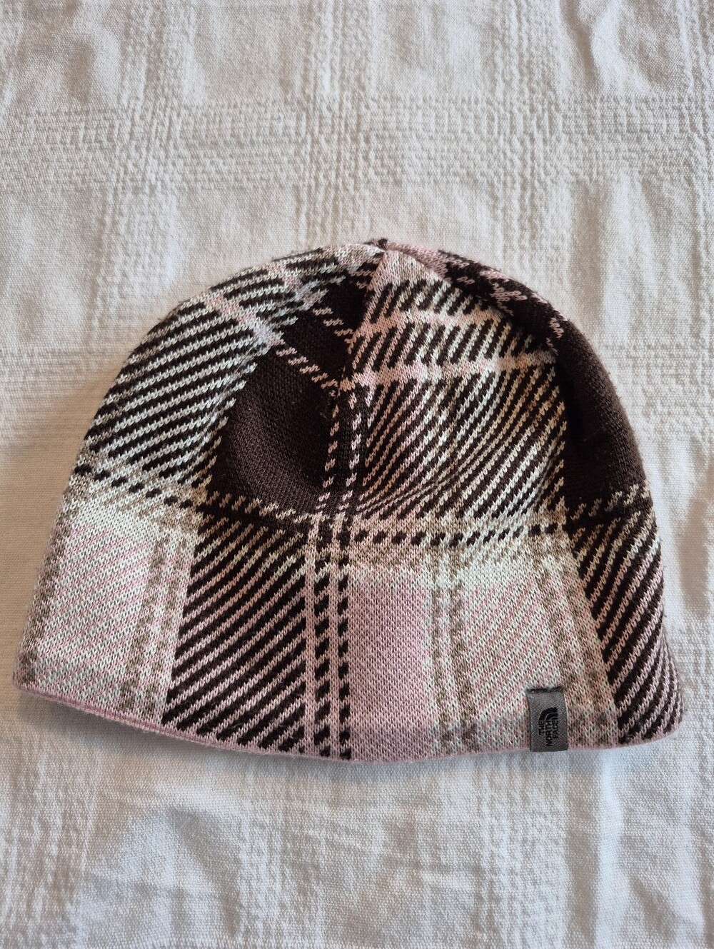 Vintage North Face A5 Series women's pink & brown plaid Y2K VGUC